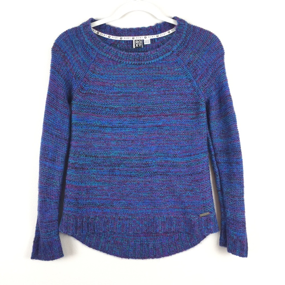 Roxy Multicolor Crewneck Long Sleeve Sweater XS